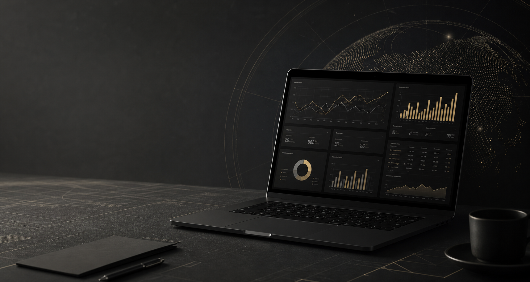 Notebook with analytical report